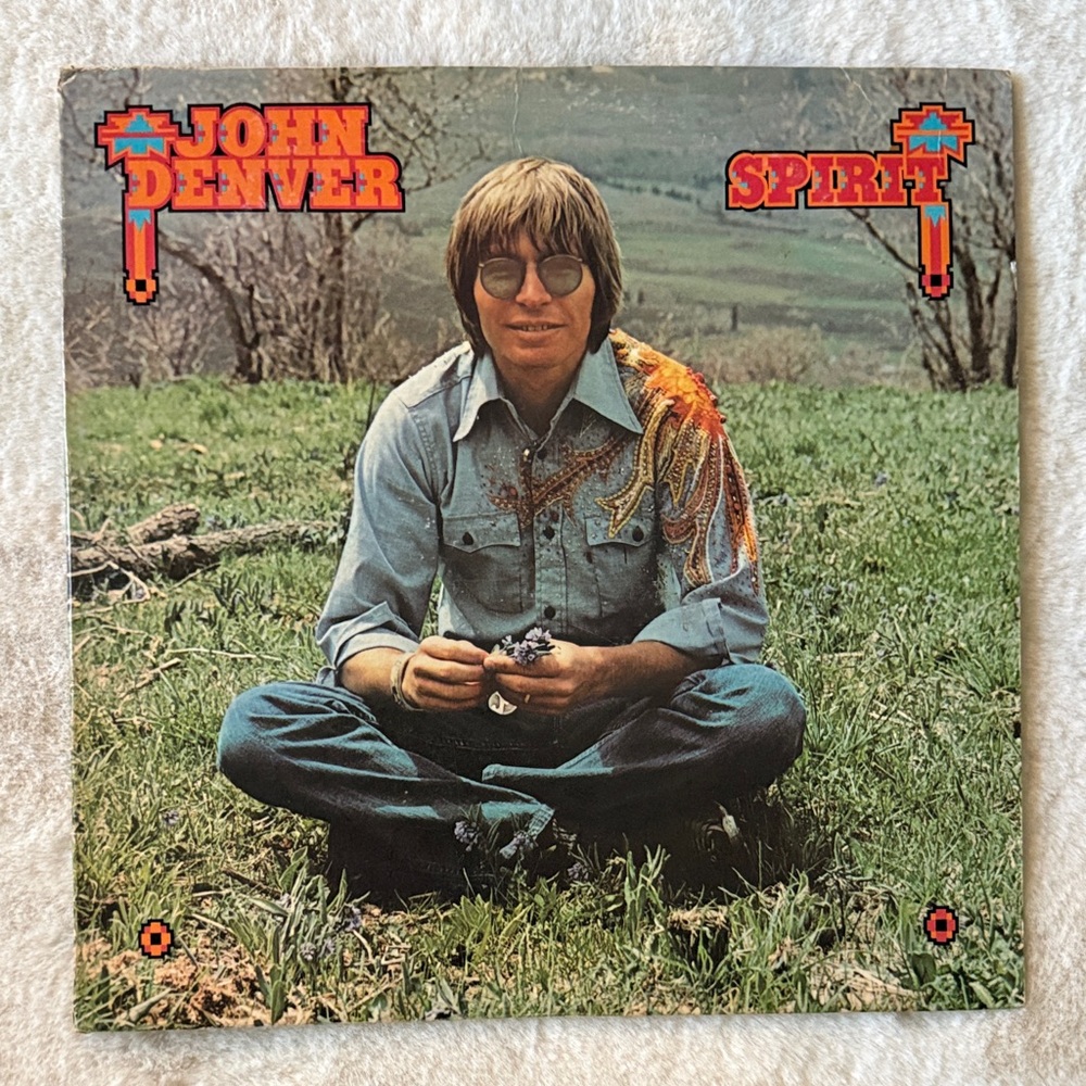 Vintage 1976 John Denver Spirit Vinyl Record Album